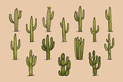 Hand Drawn Desert Landscape Elements, an Illustration by Artolabs (Thumbnail 12 of 19)