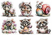 Quirky Easter Animals Clipart, an Illustration by Daily.Designs (Thumbnail 5 of 7)