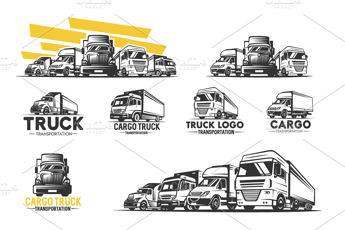 Cargo trucks, a Branding & Logo Template by DOBROGRAPH (Photo 4 of 5)