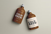 Coldbrew Bottle Mockup Set, a Cups & Container Mockup by Mirachma Project (Thumbnail 5 of 7)