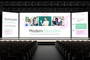 Modern Education, a Presentation Template by Claymoon Lab (Thumbnail 1 of 8)