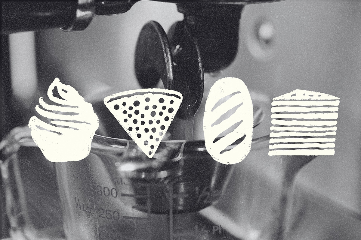Coffee Break: 70 Coffee & Bakery Set, a Food Illustration by Veyla (Photo 10 of 14)