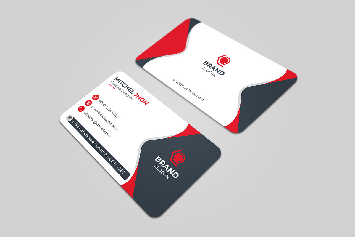 Creative & Modern Business Card, a Business Card Template by GFXCity (Photo 3 of 4)