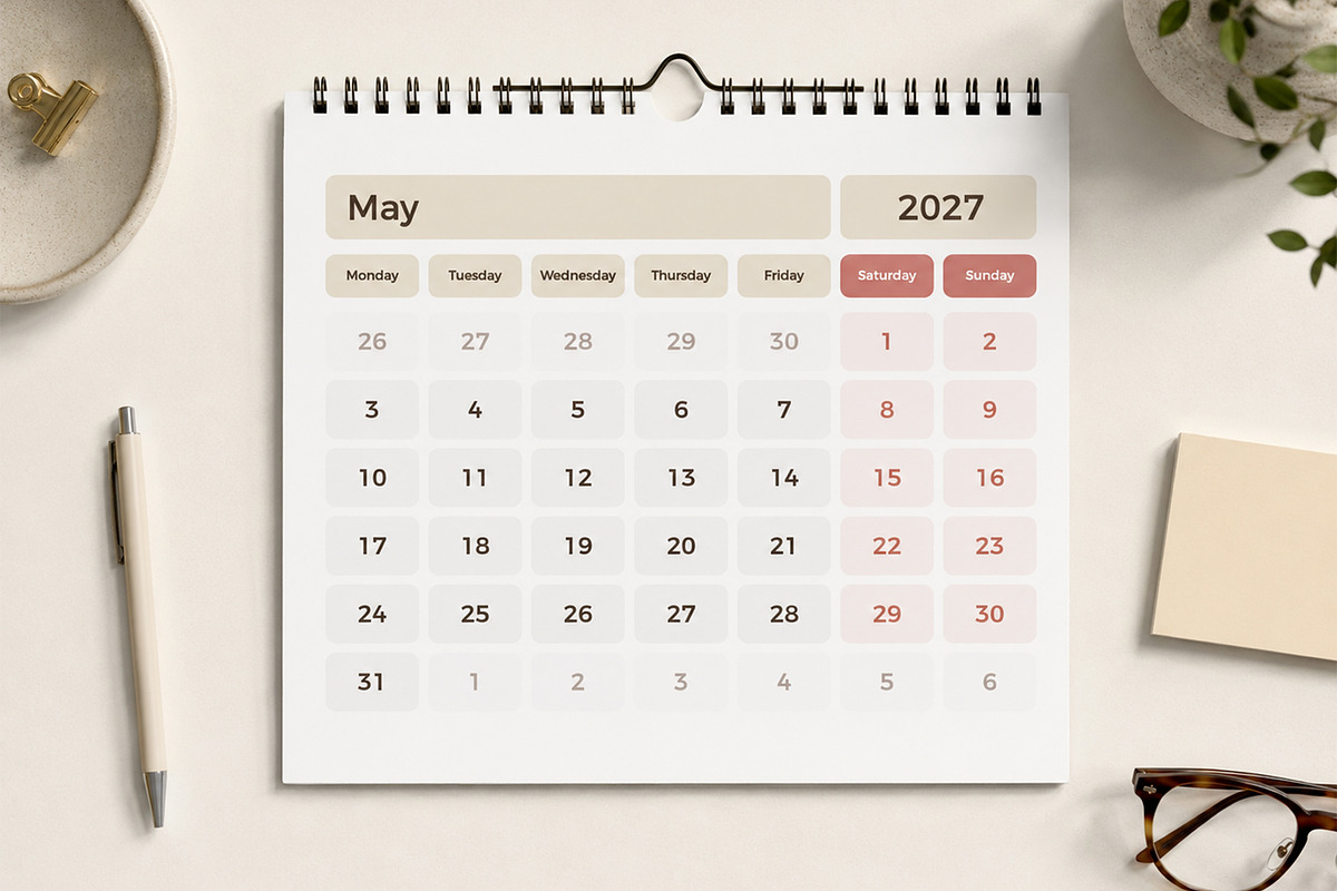 2027 Calendar and Planner, a Stationery Template by PixMarket (Photo 6 of 9)