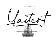 Yaitert, a Handwritten Font by Gatype (Thumbnail 1 of 10)
