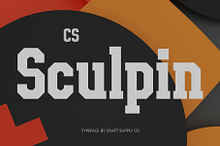 CS Sculpin – Bold Font