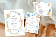 Delicate Wildflower Wedding set, an Invitation Template by Artberriez (Thumbnail 1 of 5)