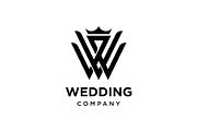 Letter WV Crown Logo, a Branding & Logo Template by Buqancreative (Thumbnail 1 of 2)