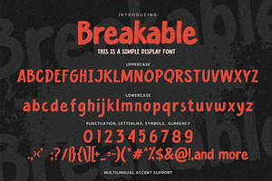 Breakable - This Is A Simple Display