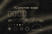 140+ procreate celestial stamps, a Brush Add-On by laura.design (Thumbnail 5 of 8)