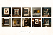Dark Academia Frame Canva Mockups, a Household Mockup by Matisse Studio (Thumbnail 5 of 10)