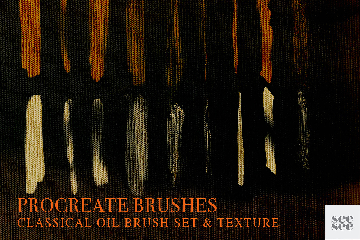 Procreate Oil Brush Set + Texture preview 2