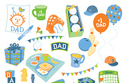 Father's Day Vector Patterns & Icons, an Icon by KT Art & Design (Thumbnail 2 of 4)
