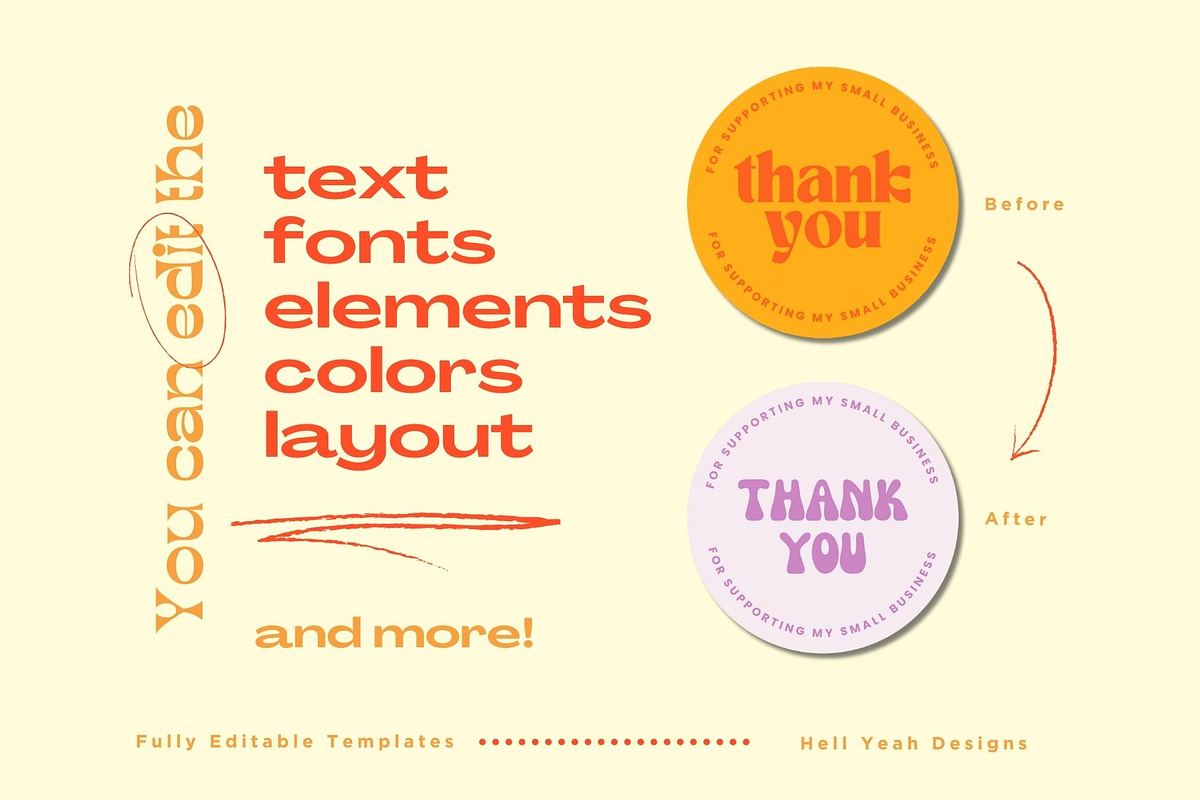 Got that Vibe Sticker Templates preview 5