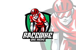 Illustration Race Bike Logo Design., a Branding & Logo Template by VectorCraft