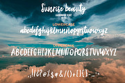 Sunrise | Handmade font + extras!, a Script Font by Andrea De Oliveira (Thumbnail 2 of 7)