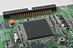 Embedded Microcontroller on Green PCB, a Technology Photo by Davizro's Market