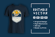 SUMMER BADGE LOGO, an Object Illustration by Ngaula Std. (Thumbnail 2 of 3)