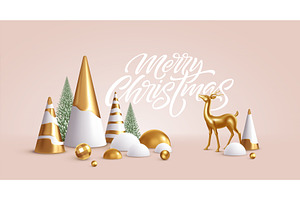 Christmas Realistic 3D trending