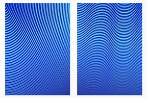 Blue Halftone Digital Covers,posters