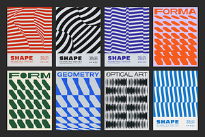 80 MODERN GEOMETRIC VECTOR POSTERS