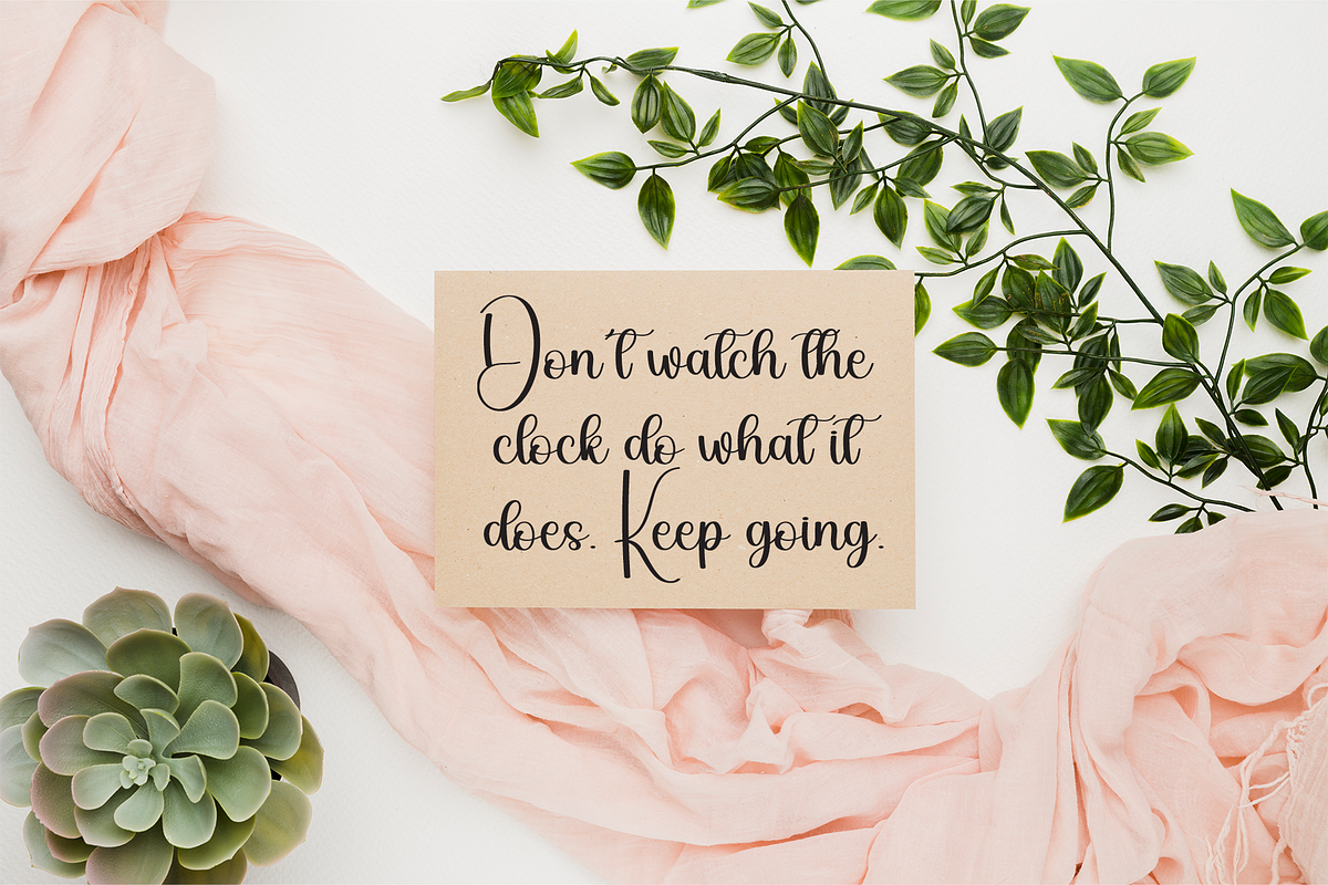 Overlay | Script Font, a Handwritten Font by Scratchones (Photo 4 of 9)