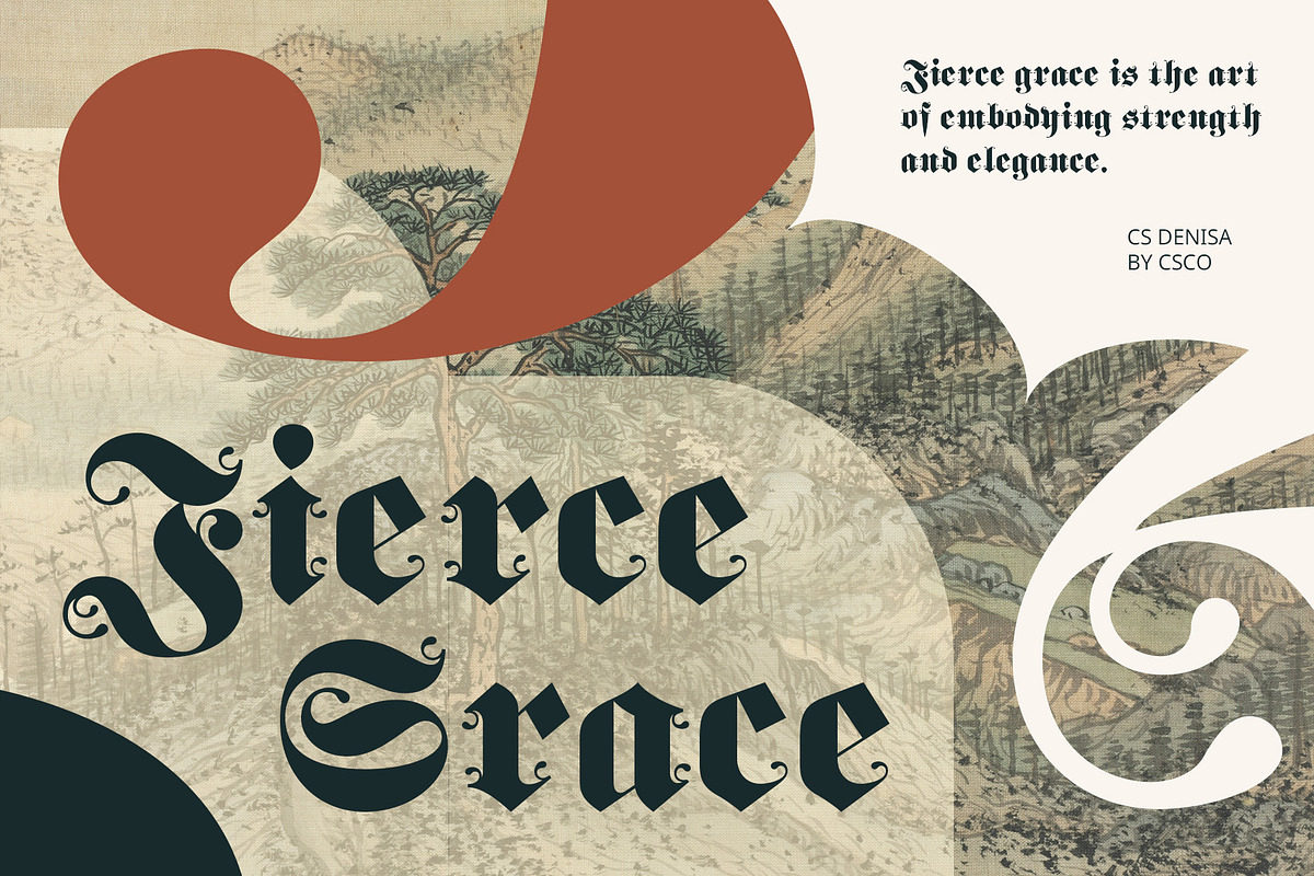 CS Denisa – Blackletter Font, a Blackletter Font by Craft Supply Co. (Photo 2 of 8)