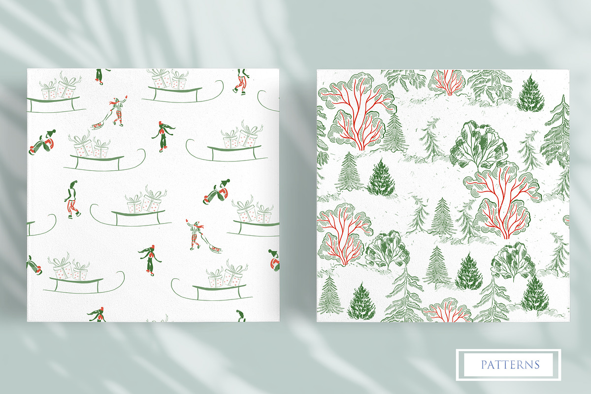CHRISTMAS IN RED GREEN WHITE, an Object Graphic by Knopazyzy (Photo 5 of 15)