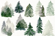 Watercolor forest., an Animal Illustration by TaPilipa (Thumbnail 4 of 10)