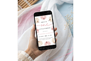 iPhone Mockup with Pastel Drapes, a Product Mockup by MockupWizard (Thumbnail 3 of 3)