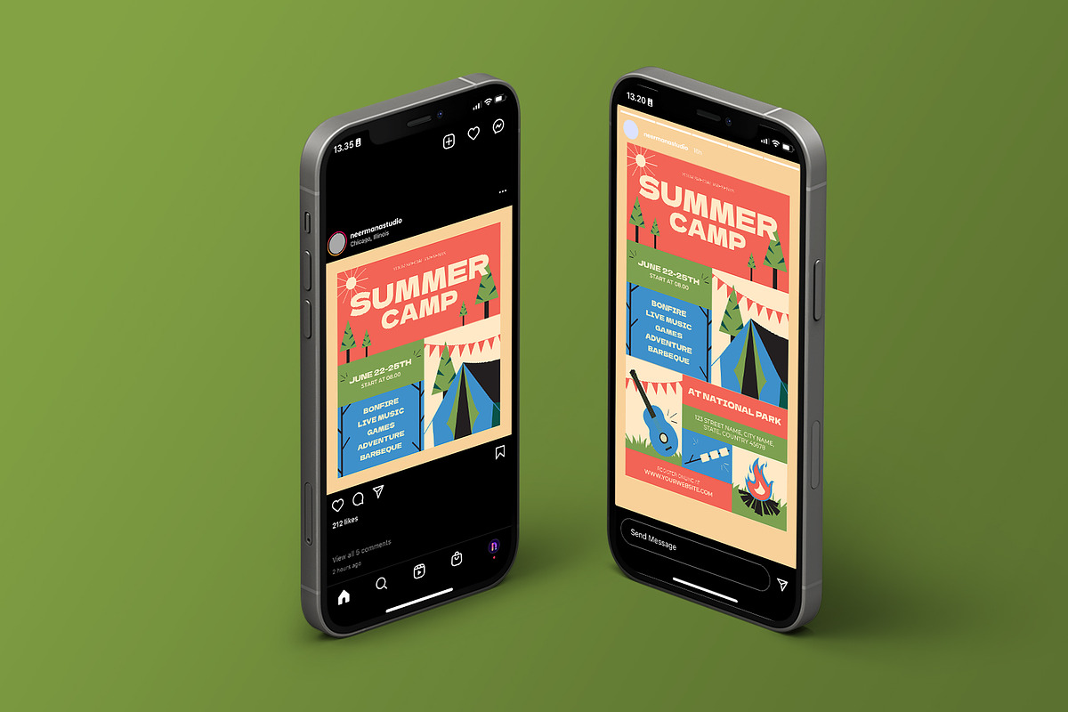 Summer Camp Flyer, a Flyer Template by Neermana (Photo 4 of 4)