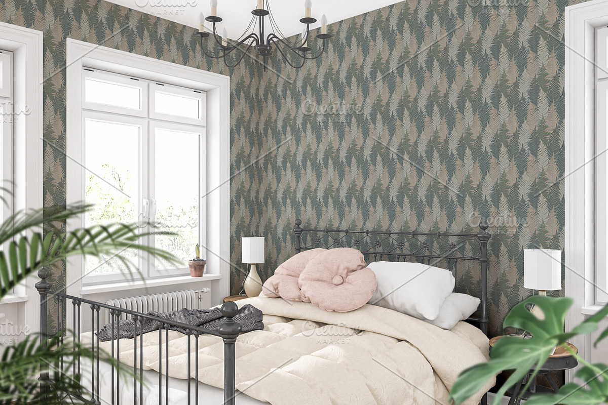Wallpaper mockup Room wall mockup, a Household Mockup by Hunny Badger (Photo 7 of 7)