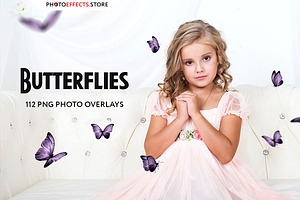 112 Butterfly Photo Overlays 2.0