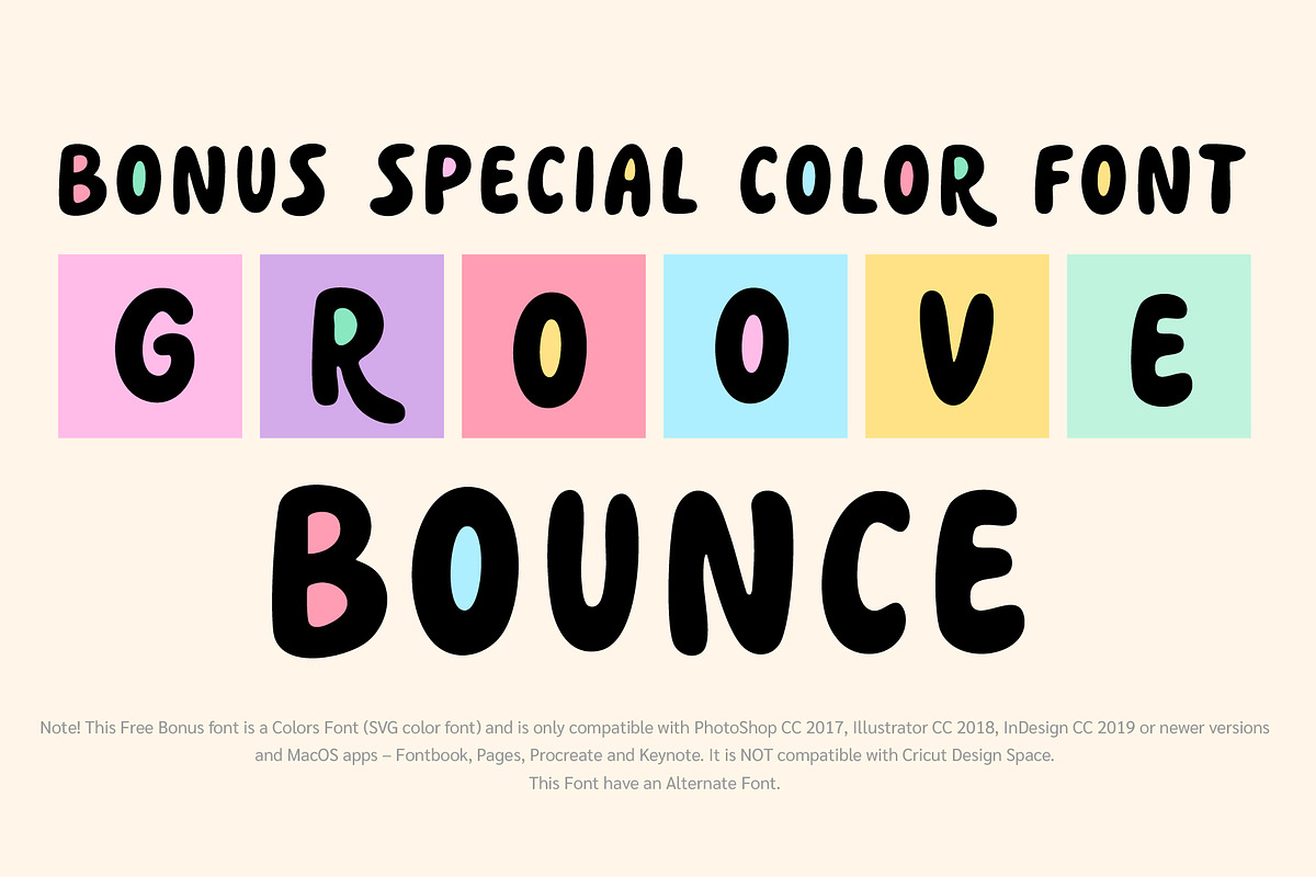 Groove Bounce, a Handwritten Font by BBtypeStudios (Photo 16 of 18)