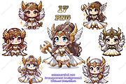 Princess clipart,Princess png,Valkyr, an Object Graphic by DreamerStarCo (Thumbnail 1 of 5)