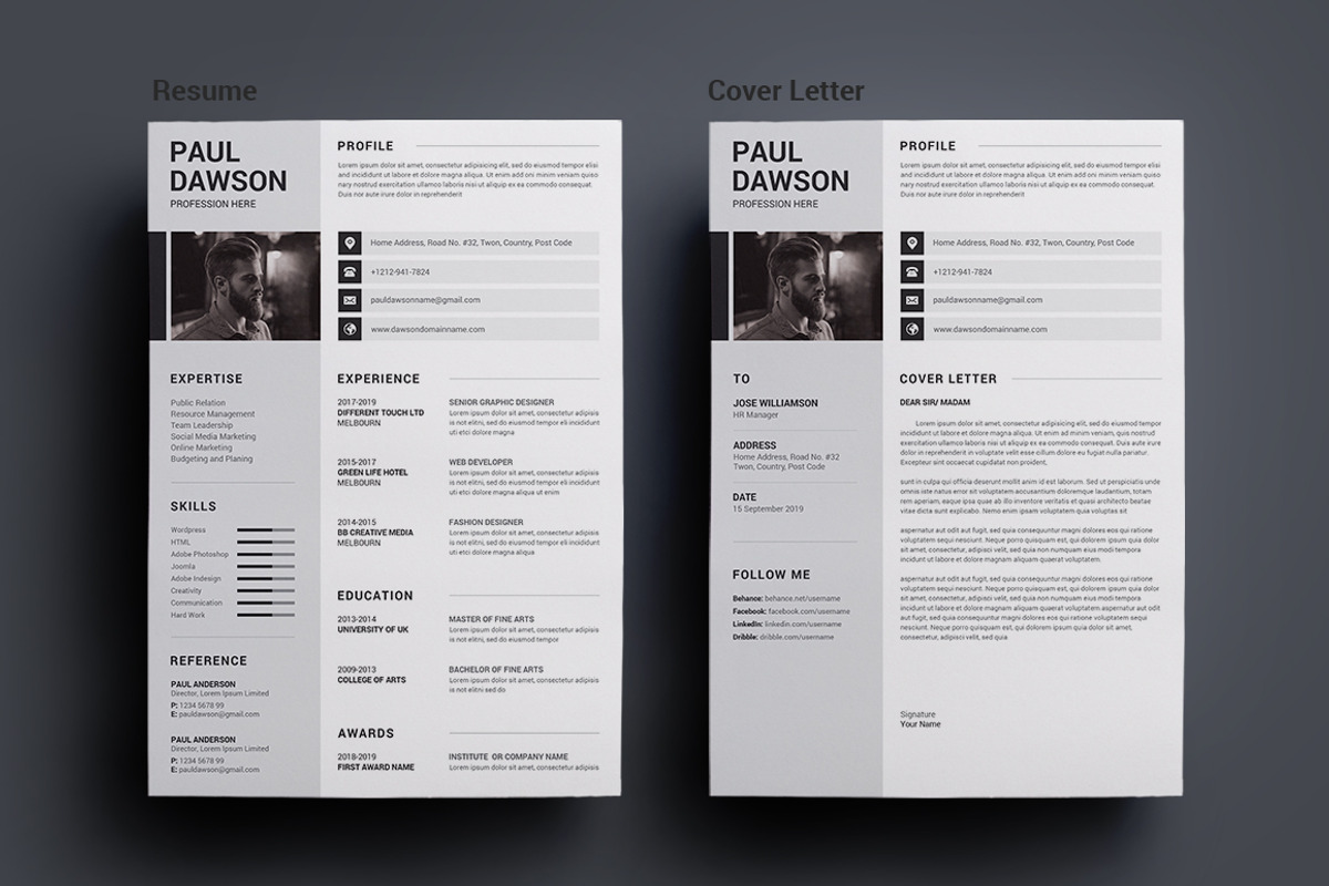 Resume/CV, a Resume Template by deviserpark (Photo 7 of 7)