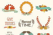Fall Autumn Elements Vector Clip Art, a Seasonal Illustration by Digital Sugar (Thumbnail 2 of 3)