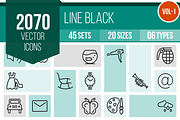 2070 Line Icons (V1), an Outline Icon by IconBunny (Thumbnail 1 of 4)