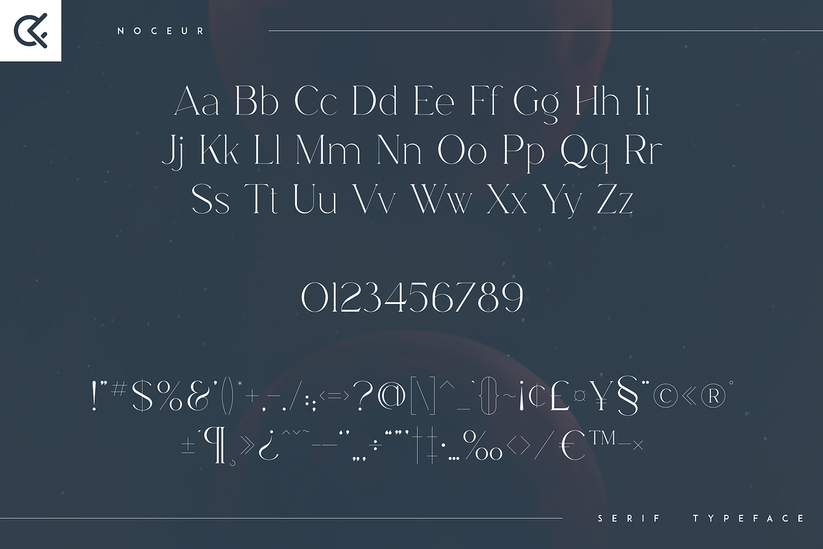 Noceur - elegant serif typeface, a Serif Font by Only Fonts (Photo 8 of 10)