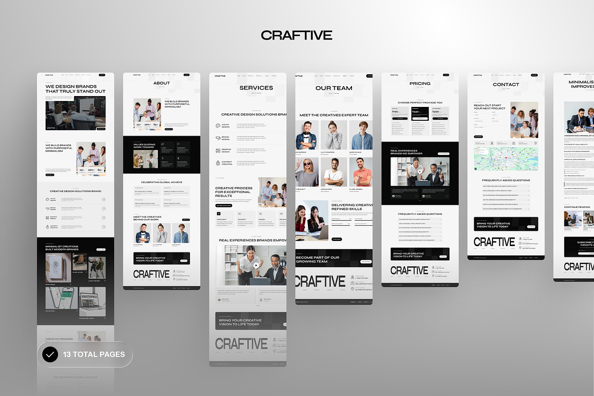 Craftive - Minimalist Creative, a WordPress Template by SLAB! Design (Photo 4 of 5)