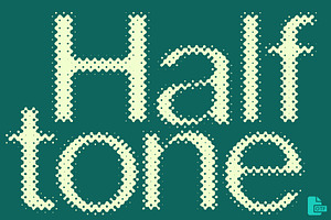 MS Halftone Font