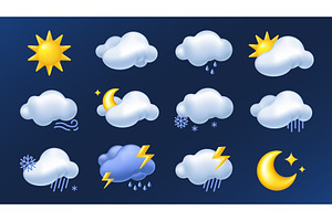 Weather 3D Illustration, an Object Illustration by alexdndz