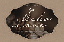 Echo Lace Delicate Script Font