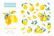 Collage Lemons, a Decorative Illustration by Ekaterina Mikheeva (Thumbnail 2 of 5)