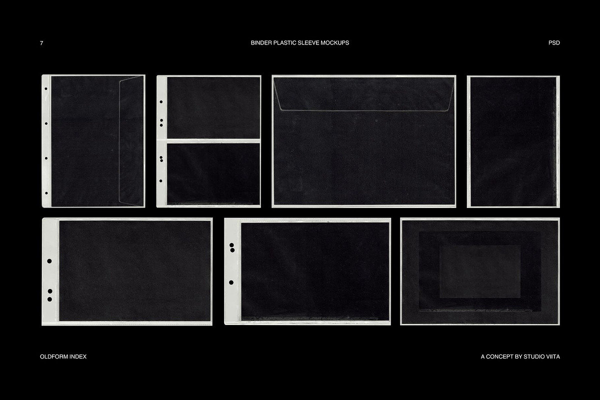 Binder Plastic Sleeve Mockups ⸻ Ext., a Mockup by Studio Viita (Photo 10 of 10)