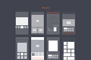 Blocks iOS Wireframe Kit, a Templates & Theme by UI8 (Thumbnail 6 of 7)