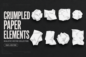Crumpled Paper, a Texture Illustration by alexdndz