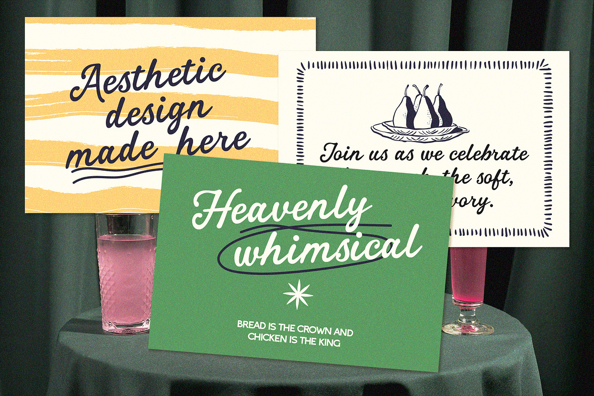 Nicholas Sandero Font Duo Whimsical, a Handwritten Font by Sixtype (Photo 2 of 9)