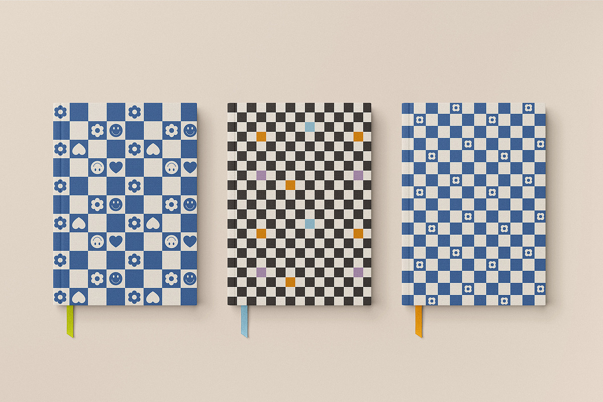 Retro Checkered Patterns, a Pattern Graphic by May Motif (Photo 19 of 21)
