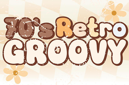 70’s Retro Groovy - Handwritting, a Handwritten Font by Charmingbear59.design